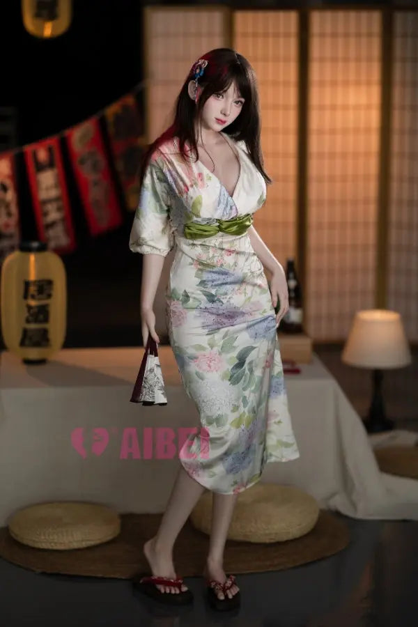 US In Stock - 167cm/5ft6 E-Cup Big Breast Silicone Sex Doll 
