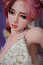 150cm/4ft11 D-cup Silicone Head Asian Sex Doll A62 with Red Hair - XLan - BestDollForYou