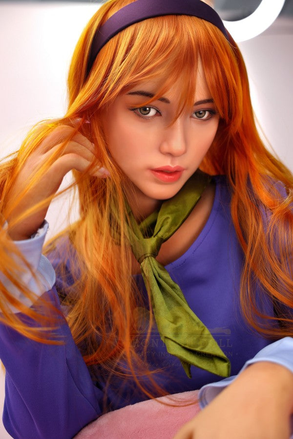 167cm/5ft6 E-Cup Japanese Redhead Big Tits Silicone Sex Doll - S42 - BestDollForYou