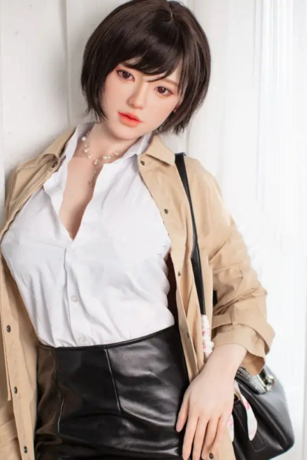 160cm/5ft3 D-cup Japanese Silicone Head Sex Doll - A46 Jo - BestDollForYou