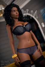 159cm/5ft3 G-cup TPE Real Life Big Tits Ebony Sex Doll with 