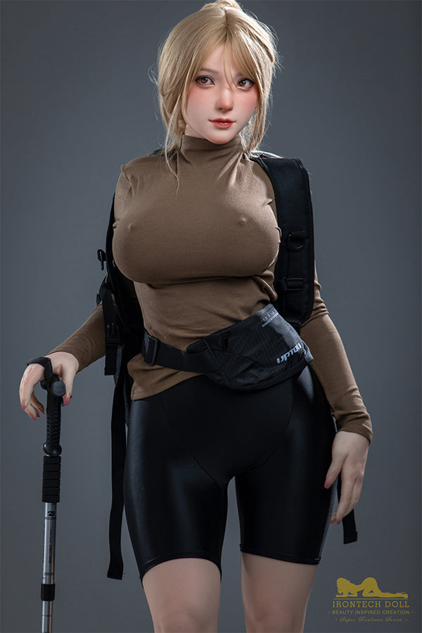 EU In Stock - 165cm/5ft5 G-Cup Japanese Full Body Tall Silicone Sex Doll - S32 Kitty Natural - 我的商店