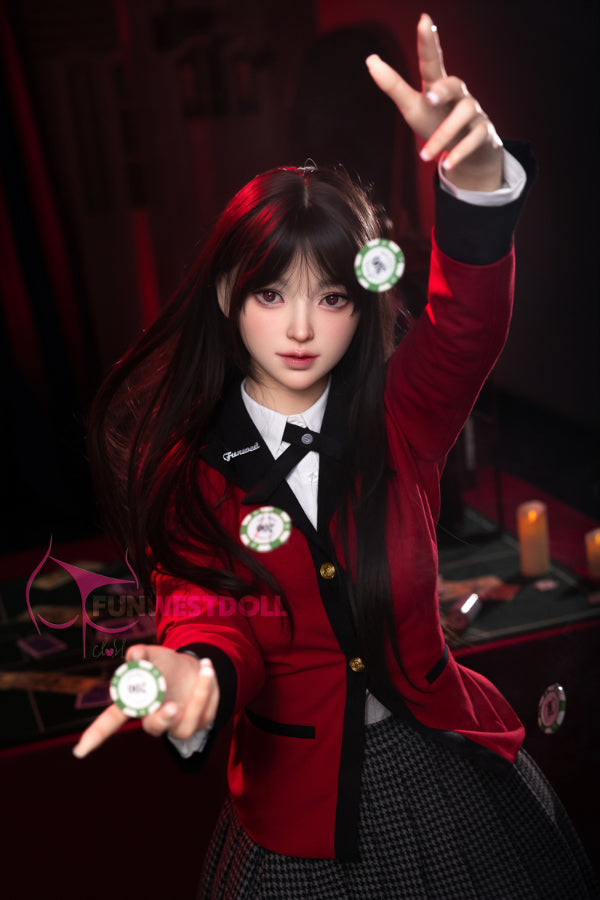 EU In Stock - 159cm/5ft3 A-cup Silicone Japanese Sex Doll - 