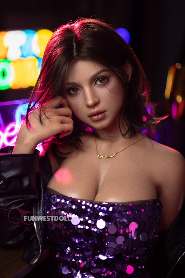 EU In Stock - 157cm/5ft2 G-Cup Realistic Skin Texture Silicone Sex Doll - FSD031 