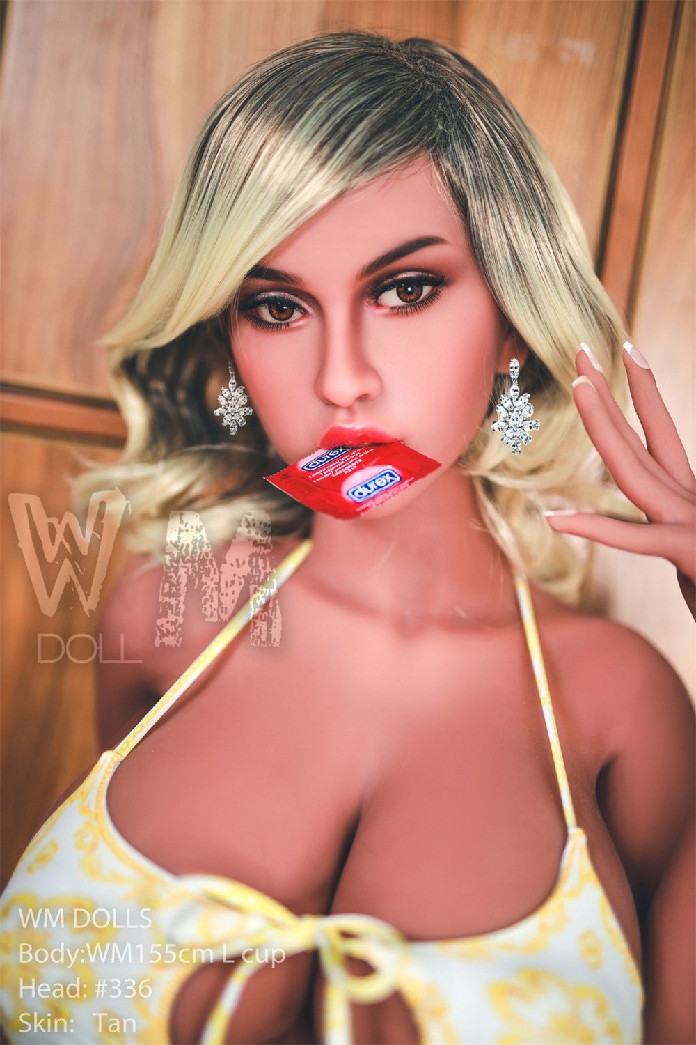 155cm/5ft1 L-cup American Fuckable Tits TPE Sex Doll with 