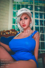 155cm/5ft1 L-cup American Fuckable Tits TPE Sex Doll with 