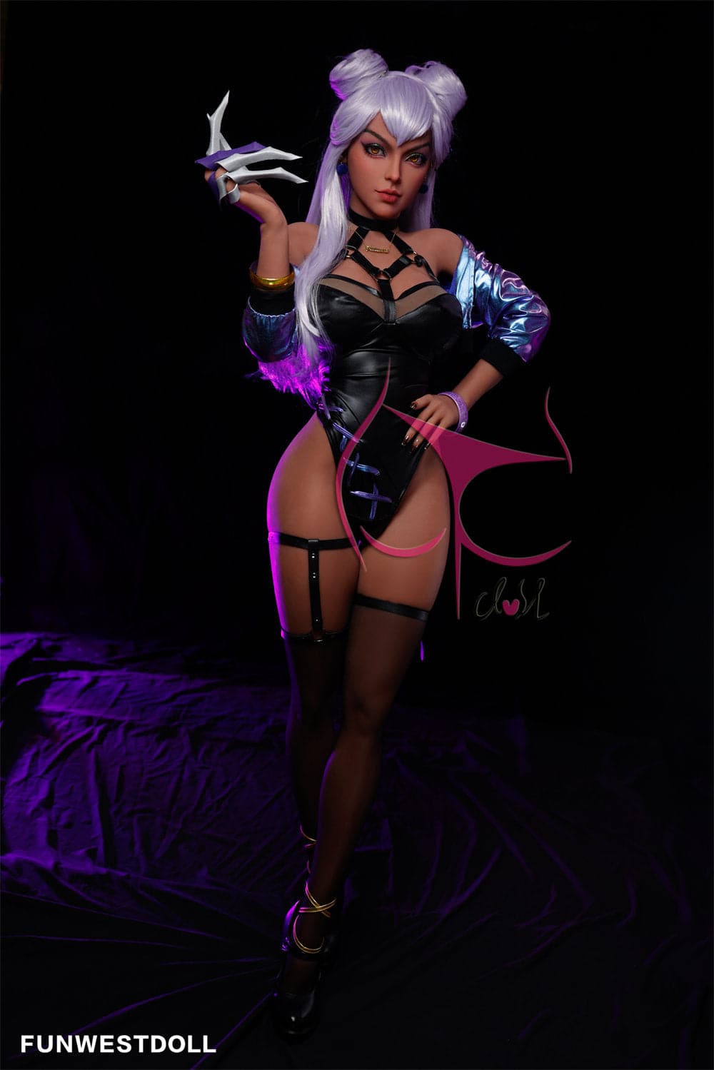 US In Stock - 155cm/5ft1 F-Cup League of Legends Agony’s Embrace Evelynn TPE Sex Doll FWD031 