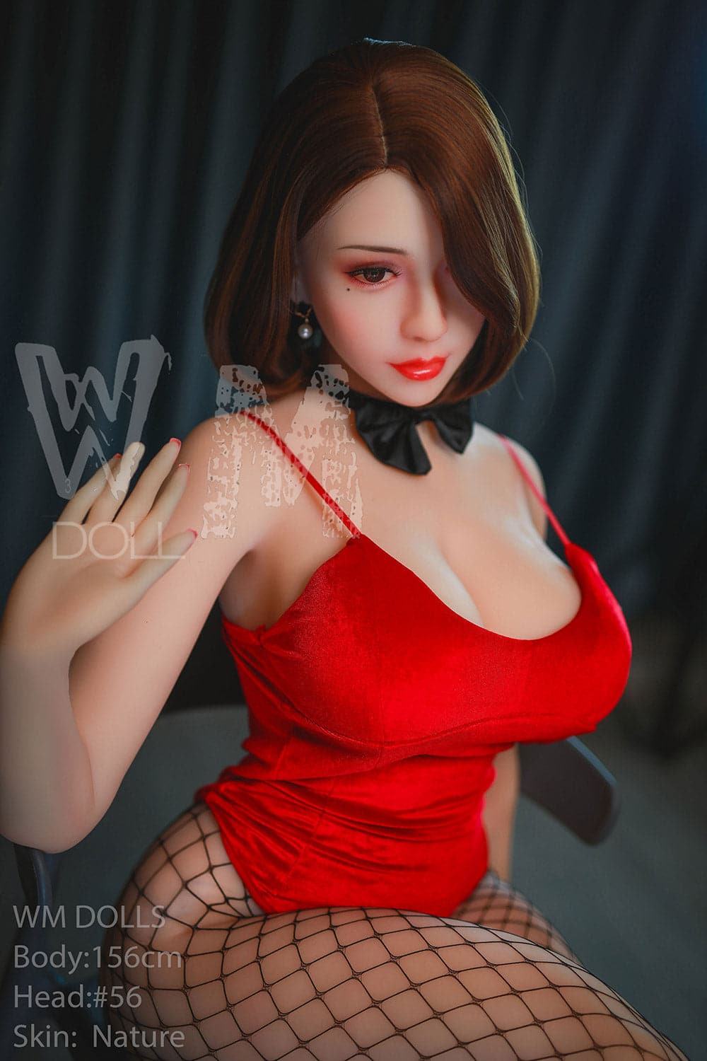 156cm/5ft1 H-Cup Asian Lifelike Thick Sex Doll with 