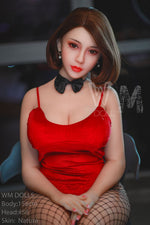 156cm/5ft1 H-Cup Asian Lifelike Thick Sex Doll with 