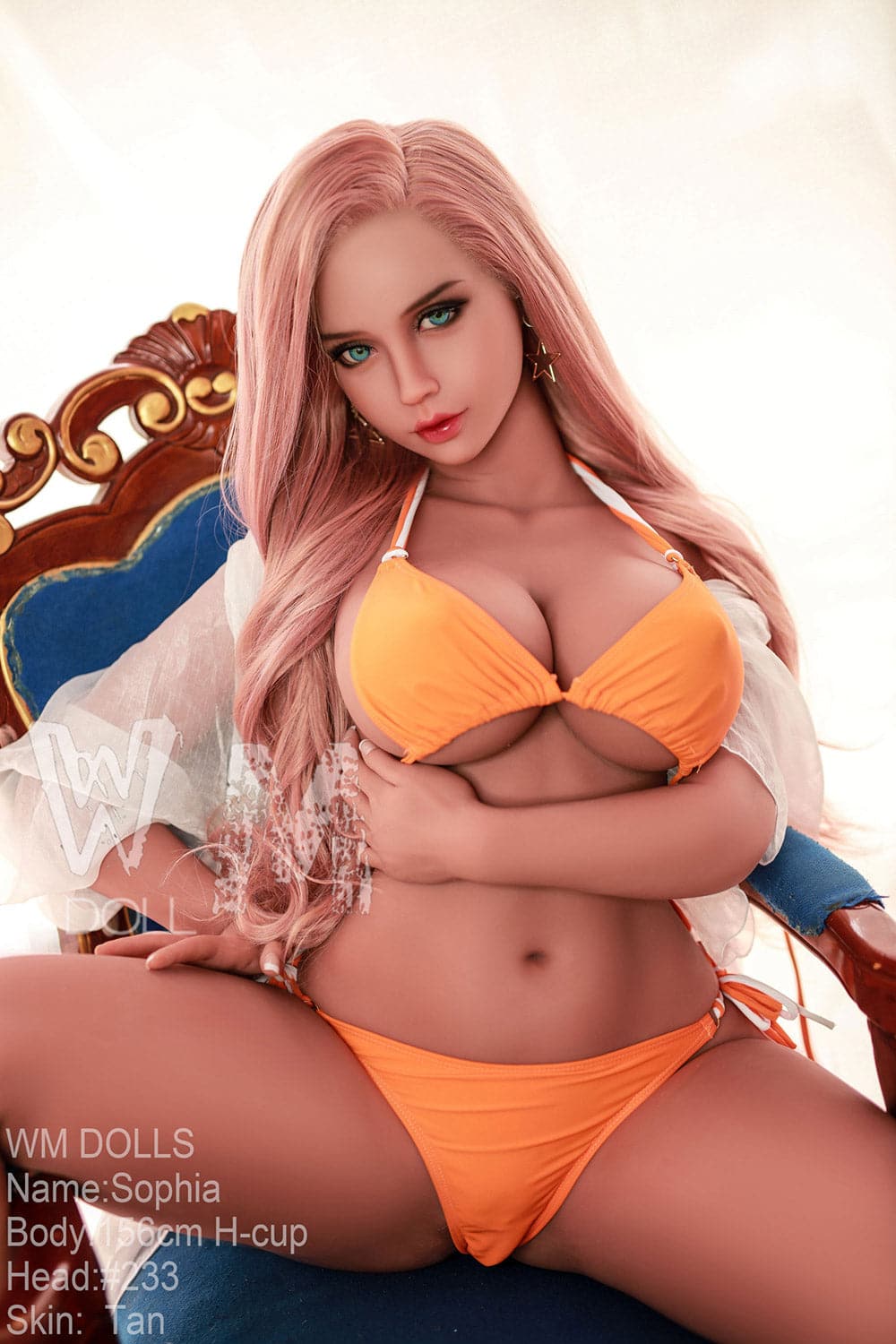 156cm/5ft1 H-Cup High Quality Sex Doll with 