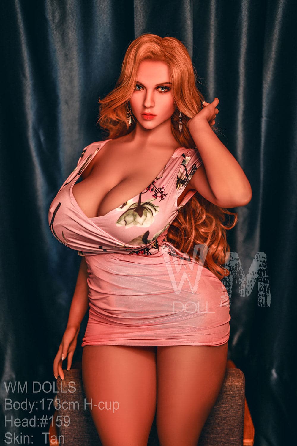 173cm/5ft8 H-Cup Beautiful BBW Big Booty Sex Doll with 