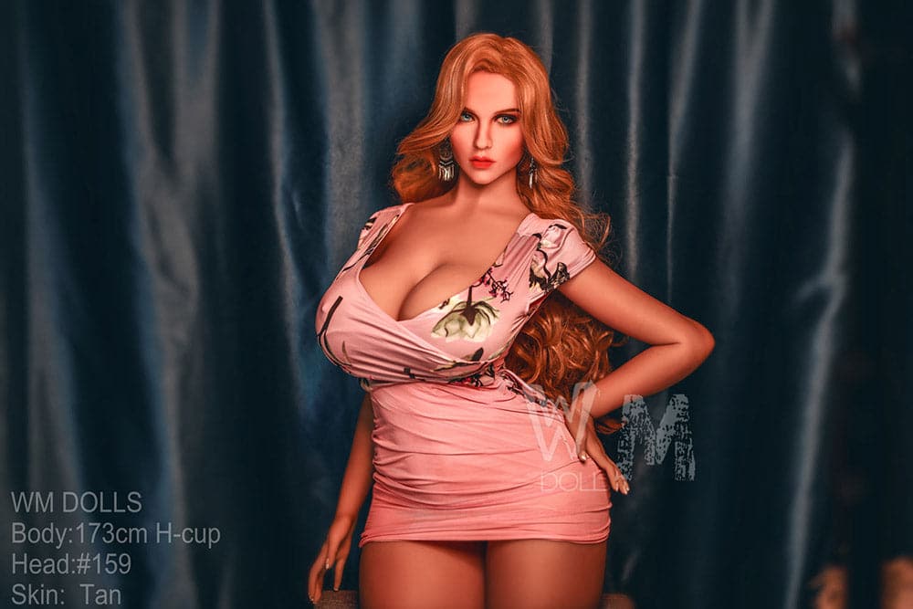 173cm/5ft8 H-Cup Beautiful BBW Big Booty Sex Doll with 