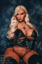 173cm/5ft8 H-Cup Blonde Big Booty BBW Sex Doll with 