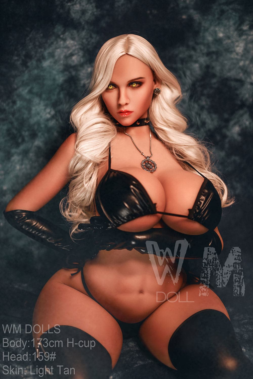 173cm/5ft8 H-Cup Blonde Big Booty BBW Sex Doll with 