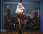156cm/5ft1 H-Cup Blonde Pretty Tpe Sex Doll with 