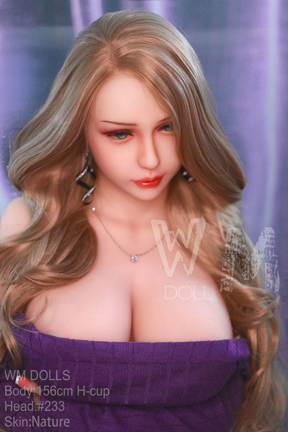 156cm/5ft1 H-Cup Thick Most Realistic Sex Doll with 