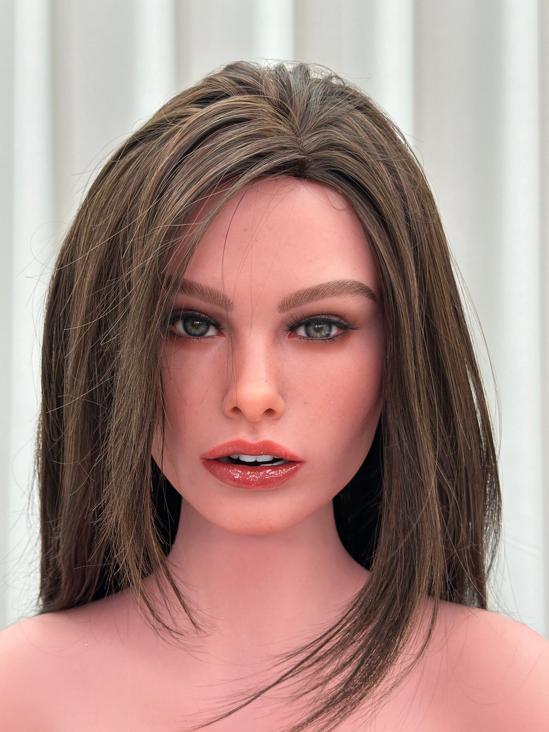 US In Stock - 166cm/5ft5 K-Cup Full Silicone Sex Doll ZXE200_3 SLE2.0 Tan - 我的商店