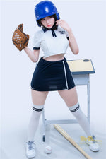 153cm/5ft F-Cup Big Breast Japanese Baseball Silicone Sex Doll - BestDollForYou