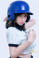 153cm/5ft F-Cup Big Breast Japanese Baseball Silicone Sex Doll - BestDollForYou